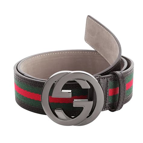 gucci belt red and green stripe